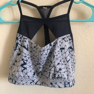 Lululemon Racerback Sports Bra with Mesh